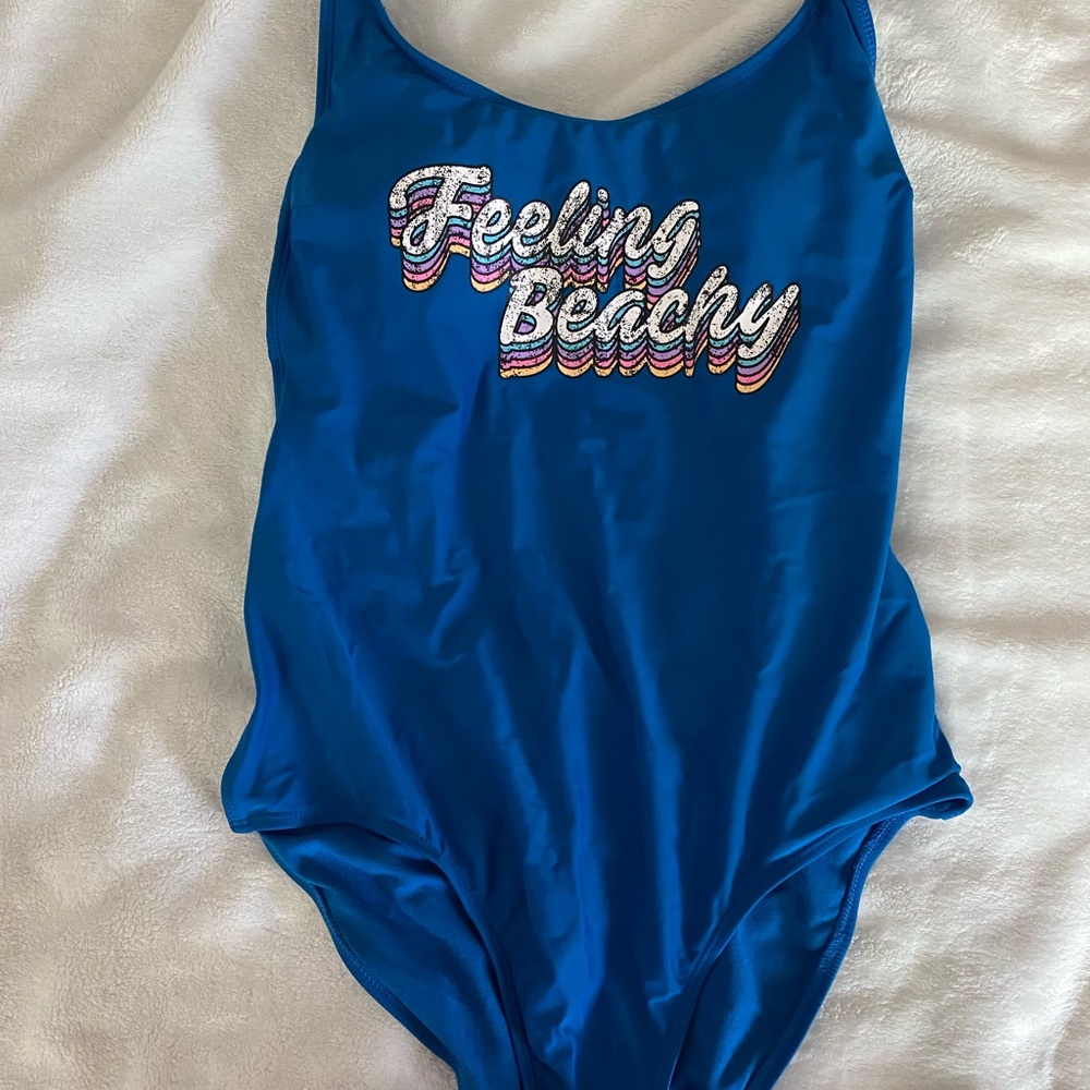 Feeling beachy swimsuit.